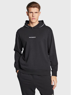 New Balance New Balance Pulóver MT23516 Fekete Relaxed Fit
