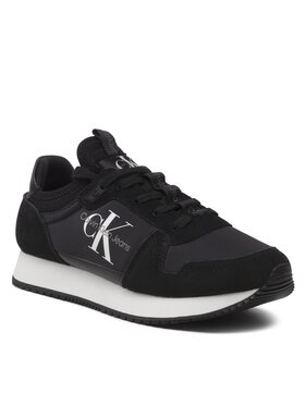 Calvin Klein Jeans Calvin Klein Jeans Αθλητικά Runner Sock Laceup Ny-Lth W YW0YW00840 Μαύρο