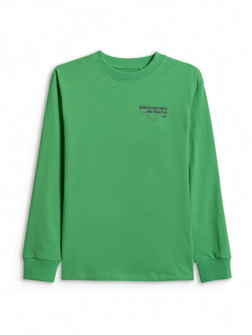 4F 4F Bluza ENJOY THE OUTDOORS Zielony Loose Fit