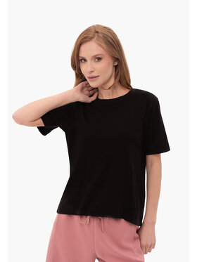 Volcano Volcano T-Shirt T-LENI Czarny Regular Fit