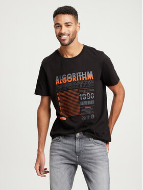 Cross Jeans Cross Jeans T-Shirt 15900-020 Czarny Regular Fit