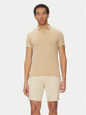 INDICODE INDICODE T-Shirt Injamiro 41-143 Beżowy Regular Fit