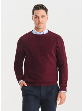 Pako Lorente Pako Lorente Sweter P25WF-2X-015 Bordowy Classic Fit