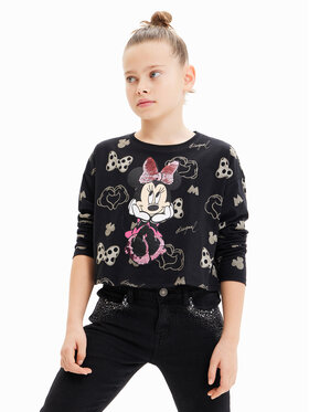 Desigual Desigual Blúzka 23WGTK15 Čierna Regular Fit
