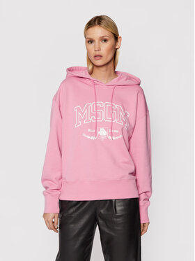 MSGM MSGM Džemperis ar kapuci 3141MDM170 217799 Rozā Loose Fit