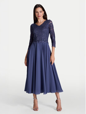 Swing Swing Rochie cocktail 5AI08900 Albastru Regular Fit