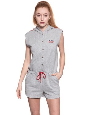 Wrangler Wrangler Jumpsuit SPORTY PLAYSUIT Grigio Regular Fit