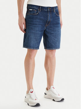 Guess Jeans Guess Jeans Kratke traperice M6GD37 D5M5U Plava Relaxed Fit