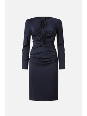 PINKO PINKO Večerní šaty Acqua E Sale Tmavomodrá Slim Fit