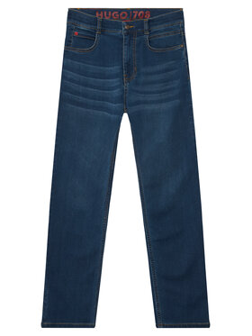 HUGO HUGO Džínsy G00987 D Tmavomodrá Slim Fit