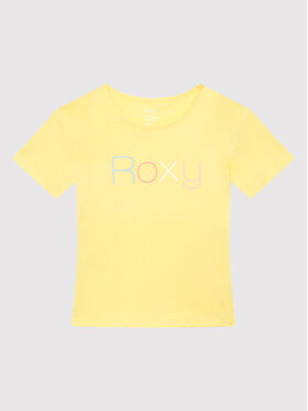 Roxy Roxy Majica Short Sleeve ERGZT03845 Rumena Regular Fit