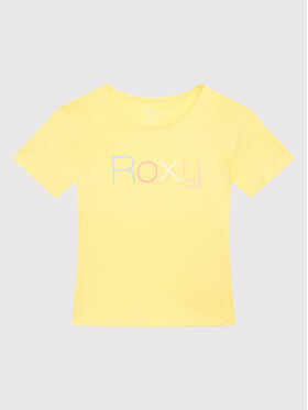 Roxy Roxy T-shirt Short Sleeve ERGZT03845 Giallo Regular Fit