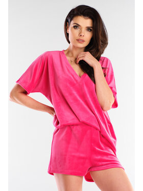 Awama Awama Szorty A418 Różowy Basic Fit