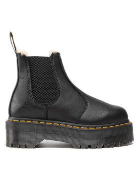 Dr. Martens Dr. Martens Μποτάκια με λάστιχο 2976 Quad Fl 25635001 Μαύρο
