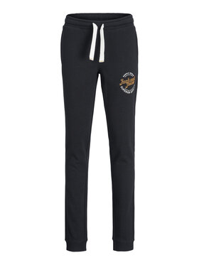 Jack&Jones Junior Jack&Jones Junior Spodnie dresowe 12237124 Czarny Slim Fit