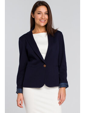 Stylove Stylove Płaszcz przejściowy S154 Granatowy Regular Fit