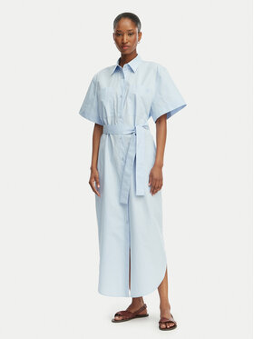 HUGO HUGO Rochie tip cămașă Kinime 50559480 Albastru deschis Regular Fit