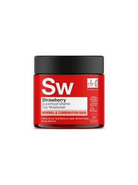 Dr Botanicals Dr Botanicals Superfoodowy krem na dzień z witaminą C i truskawką 2 × 60 ml Krem na dzień