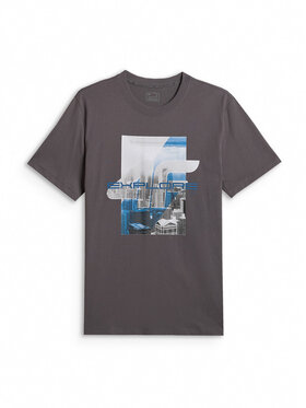 4F 4F T-Shirt CITY Szary Regular Fit