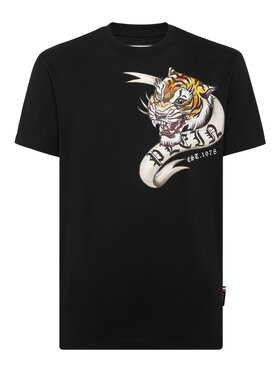 PHILIPP PLEIN PHILIPP PLEIN T-Shirt 9747 Czarny Regular Fit