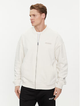 HUGO Hugo Суитшърт 50509978 Бял Oversize
