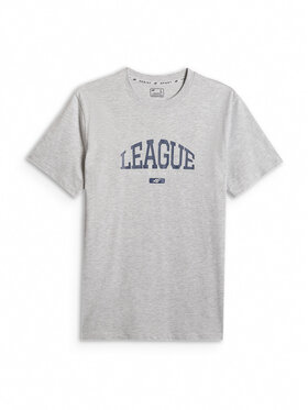 4F 4F T-Shirt SPORTS CLUB Szary jasny Regular Fit