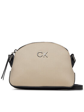Calvin Klein Calvin Klein Handtasche Re-Lock Seasonal Xbody Sm_Canvas K60K611793 Écru