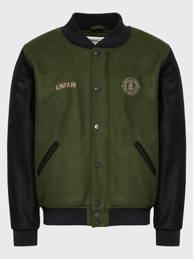 Unfair Athletics Unfair Athletics Bomber stila jaka Two Side Collage UNFR23-041 Zaļš Comfortable Fit