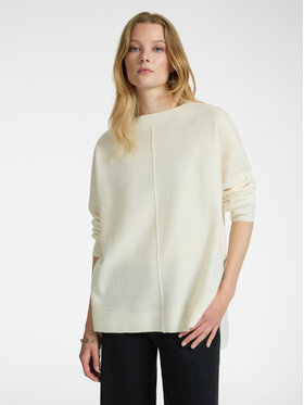 Elena Mirò Elena Mirò Sweter M456E001811N011 Biały Regular Fit