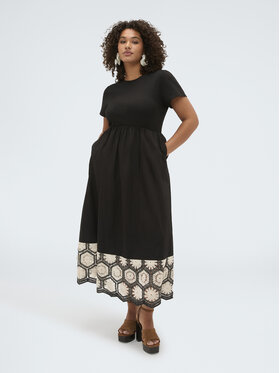 Fiorella Rubino Fiorella Rubino Sukienka wieczorowa 7039L001216N0Z3 Czarny A-Line Fit