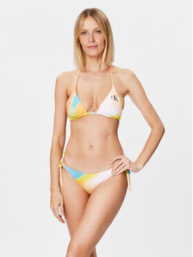 Calvin Klein Swimwear Gornji Dio Kupaćeg Kostima KW0KW02079 Šarena