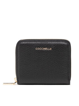 Coccinelle Coccinelle Malá dámská peněženka MW5 Metallic Soft E2 MW5 11 A2 01 Černá