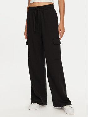 Vans Vans Donji dio trenerke Frontside VN000HGP Crna Loose Fit