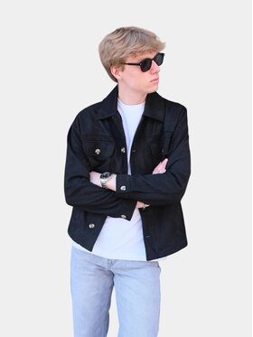 TeeShoppen TeeShoppen Kurtka przejściowa 'Basic Collection' Czarny Regular Fit