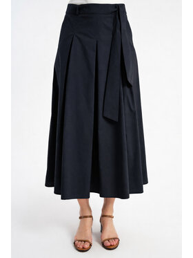 CLICK CLICK Φούστα maxi 50-742 Σκούρο μπλε Flare Fit