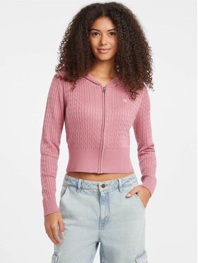 Guess Jeans Guess Jeans Sweter 178654 Różowy Classic Fit