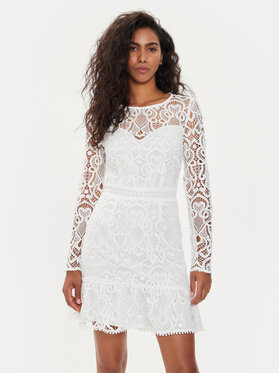 Morgan Morgan Φόρεμα κοκτέιλ 241-RILLE Λευκό Regular Fit