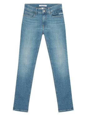 Calvin Klein Jeans Calvin Klein Jeans Džinsai Pine Light IB0IB00335 Mėlyna Skinny Fit
