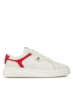 Tommy Hilfiger Tommy Hilfiger Laisvalaikio batai Pointy Court Sneaker FW0FW07460 Écru