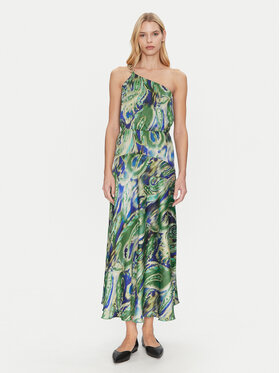 Simona Corsellini Simona Corsellini Rochie cocktail P25CPAB03301 Verde Regular Fit