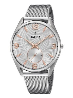 Festina Festina Zegarek F6869/1 Srebrny