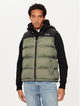 Schott NYC Schott NYC Weste UTAHV Grün Regular Fit