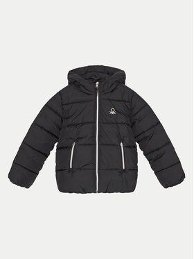 United Colors Of Benetton United Colors Of Benetton Geacă de iarnă 2LETCN04Y Negru Regular Fit