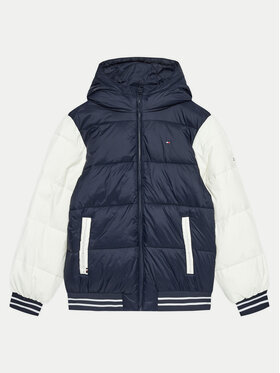 Tommy Hilfiger Tommy Hilfiger Пуховик KB0KB09465 D Cиній Regular Fit