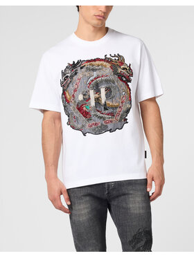 PHILIPP PLEIN PHILIPP PLEIN Tričko 29742 Biela Regular Fit