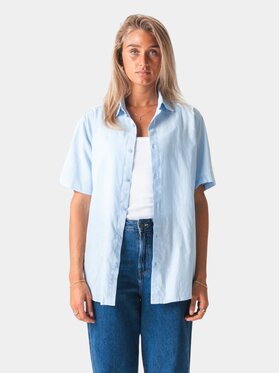 TeeShoppen TeeShoppen Koszula 'Basic Collection' Niebieski Regular Fit