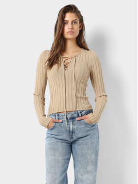 Noisy May Noisy May Bluse Freya 27028880 Beige Slim Fit