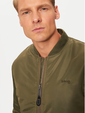 SCHOTT N.Y.C. Bomber AIRFORCERS Zelena Regular Fit