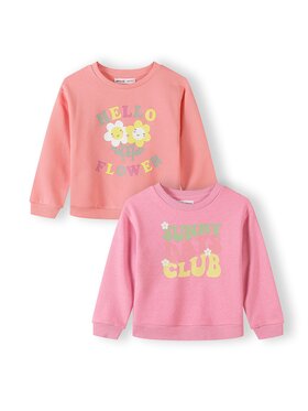 minoti minoti Bluza 30FLEECE104 Koralowy Regular Fit