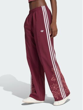 adidas adidas Spodnie dresowe 168118 Bordowy Loose Fit